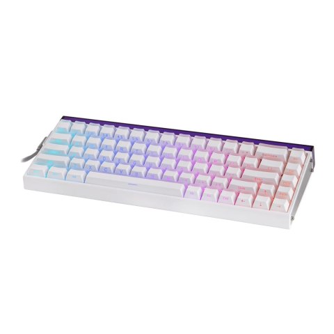 Klawiatura gasket HERO68HE WHITE LIGHT HOUSE Jade King switch RGB AULA AULA