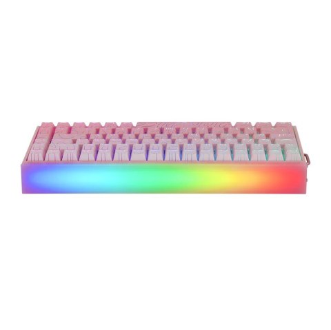 Klawiatura gasket HERO84 HE PINK+Gradient+Contour Dragon King switch RGB AULA AULA