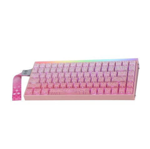 Klawiatura gasket HERO84 HE PINK+Gradient+Contour Dragon King switch RGB AULA AULA