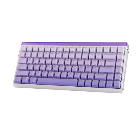 Klawiatura gasket HERO84 HE White+Purple+Gradient+LIGHT JadeKing switch RGB AULA AULA