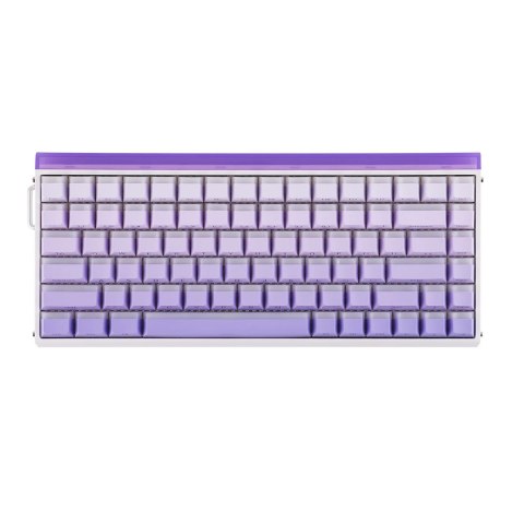 Klawiatura gasket HERO84 HE White+Purple+Gradient+LIGHT JadeKing switch RGB AULA AULA