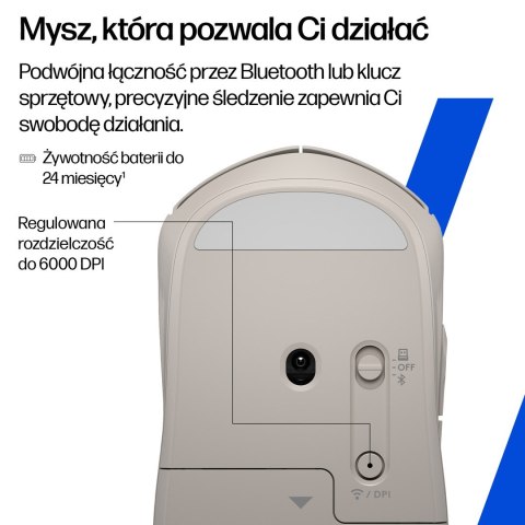 Mysz HP 400 Quiet Purple Wireless Mouse bezprzewodowa fioletowa AZ7B7AA Hewlett-Packard