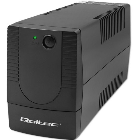 Qoltec 53772 zasilacz UPS Technologia line-interactive 0,65 kVA 360 W 1 x gniazdo sieciowe Qoltec