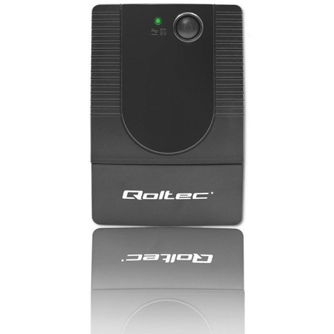 Qoltec 53772 zasilacz UPS Technologia line-interactive 0,65 kVA 360 W 1 x gniazdo sieciowe Qoltec