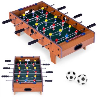 Stół do piłkarzyków mini 69x35,5 cm drewniany piłkarzyki ECOTOYS ECOTOYS