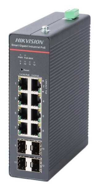 Switch Hikvision DS-3T1512HP-SI-8P4F No Power unit Hikvision