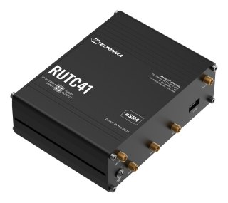 Teltonika Networks RUTC41 (EU) router 4G Cat 4 Edge z WiFi 6, wsparciem dla dockera, 5 portami ethernetowymi, eSIM Teltonika