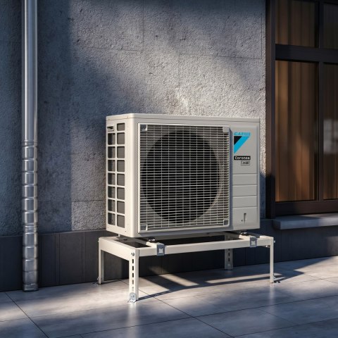 Uchwyt podstawa podłogowa do klimatyzatora MC-864 do 70kg 280-870mm / 230-450mm stal galwanizowana max 36000 BTU