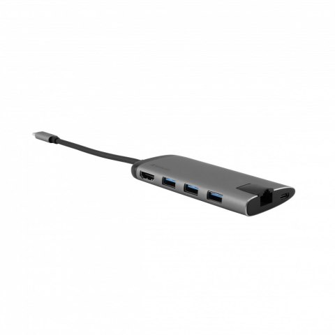 VERBATIM MULTIPORT USB-C 3.1, 3X USB 3.0, HDMI 4K, RJ45, SD/MICRO SD 49142 Verbatim