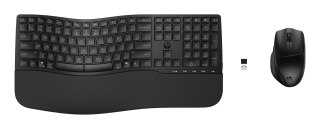 Zestaw klawiatura + mysz HP 680 Comfort Dual-Mode Wireless/Bluetooth Keyboard and Mouse Combo bezprzewodowe czarne 8T6L6AA Hewlett-Packard