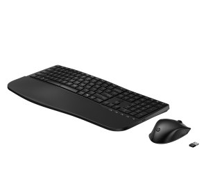 Zestaw klawiatura + mysz HP 680 Comfort Dual-Mode Wireless/Bluetooth Keyboard and Mouse Combo bezprzewodowe czarne 8T6L6AA Hewlett-Packard