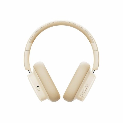 Baseus Bowie H1i Zestaw słuchawkowy Bezprzewodowy Opaska na głowę Połączenia/muzyka USB Type-C Bluetooth Biały Baseus