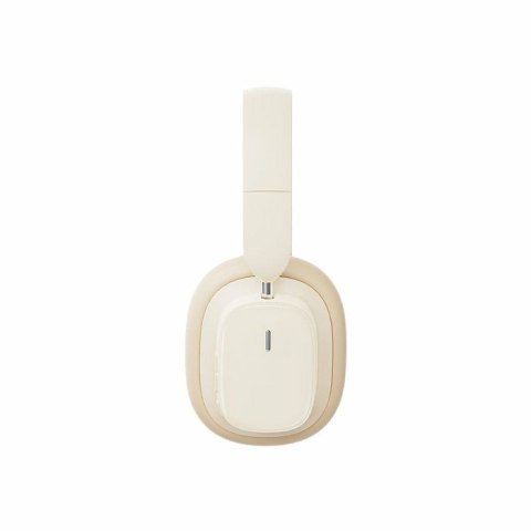 Baseus Bowie H1i Zestaw słuchawkowy Bezprzewodowy Opaska na głowę Połączenia/muzyka USB Type-C Bluetooth Biały Baseus