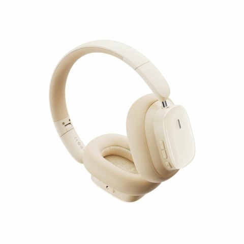 Baseus Bowie H1i Zestaw słuchawkowy Bezprzewodowy Opaska na głowę Połączenia/muzyka USB Type-C Bluetooth Biały Baseus