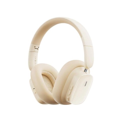 Baseus Bowie H1i Zestaw słuchawkowy Bezprzewodowy Opaska na głowę Połączenia/muzyka USB Type-C Bluetooth Biały Baseus