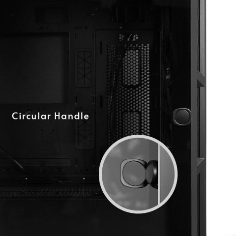 Chieftec APEX GA-01B-TG-OP ATX Midi Tower Czarny Chieftec