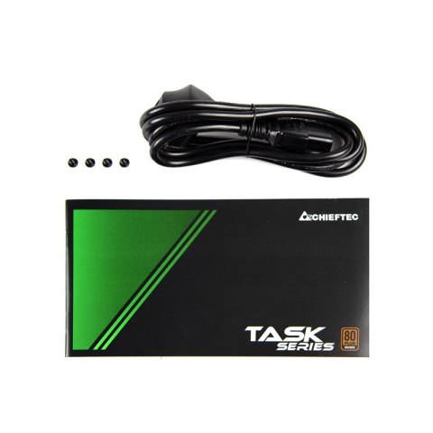 Chieftec Task TPS-600S moduł zasilaczy 600 W 20+4 pin ATX ATX Czarny Chieftec