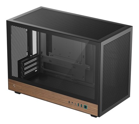 DeepCool CH260 WOOD Micro Tower Czarny, Drewno DEEPCOOL