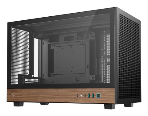 DeepCool CH260 WOOD Micro Tower Czarny, Drewno DEEPCOOL