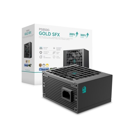 DeepCool PS850G moduł zasilaczy 850 W 20+4 pin ATX SFX Czarny DEEPCOOL
