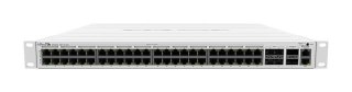 Mikrotik CRS354-48P-4S+2Q+RM łącza sieciowe Zarządzany L3 Gigabit Ethernet (10/100/1000) Obsługa PoE 1U MikroTik