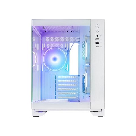Obudowa Chieftec Visio WHITE GM-30W-TG-OP ATX ARGB z oknem bez zasilacza biała Chieftec