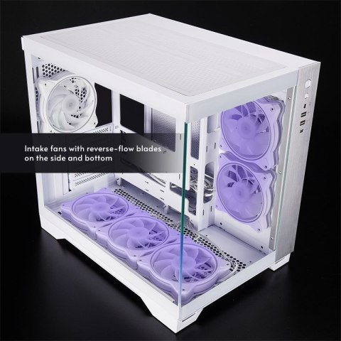 Obudowa Chieftec Visio WHITE GM-30W-TG-OP ATX ARGB z oknem bez zasilacza biała Chieftec
