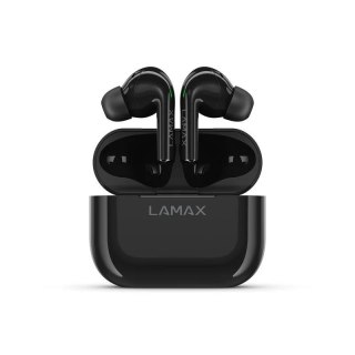 Słuchawki bezprzewodowe LAMAX Clips1 ANC BT 5.3 BeatBass® czarne LAMAX
