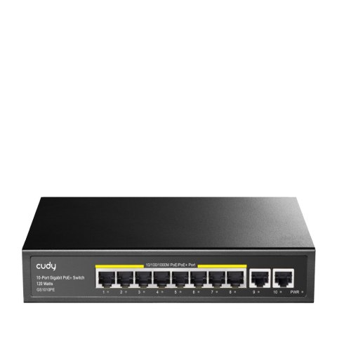 Switch CUDY GS1010PE 8-Port Gigabit PoE+ 120W 2xGbE Uplink CUDY