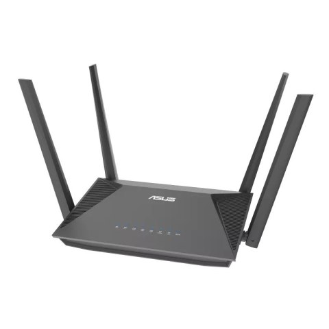 ASUS RT-AX52 AX1800 AiMesh router bezprzewodowy Gigabit Ethernet Dual-band (2.4 GHz/5 GHz) Czarny ASUS