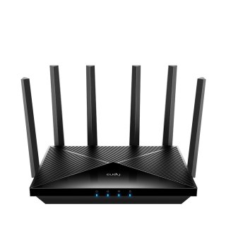 Cudy WR11000 router bezprzewodowy 2.5 Gigabit Ethernet Trójpasmowy (2,4 GHz / 5 GHz / 6 GHz) Czarny CUDY