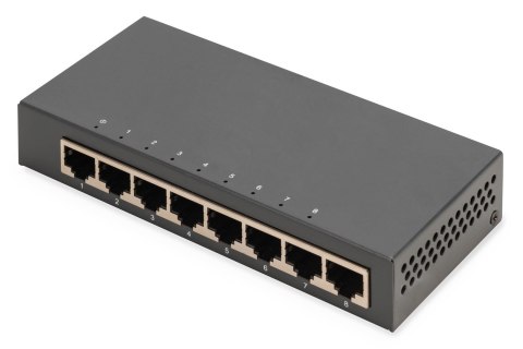 DIGITUS Switch 8-Port Gigabit Desktop, Unmanaged, Metallgeh. DIGITUS
