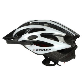 Dunlop - Kask rowerowy MTB r. L (Biało-czarny) Dunlop