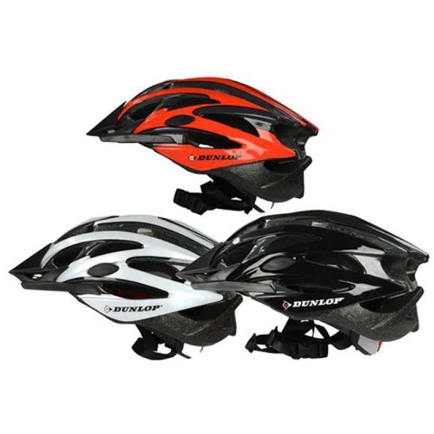 Dunlop - Kask rowerowy MTB r. L (Biało-czarny) Dunlop