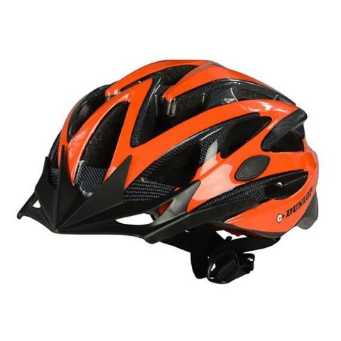 Dunlop - Kask rowerowy MTB r. L (Pomarańczowo-czarny) Dunlop