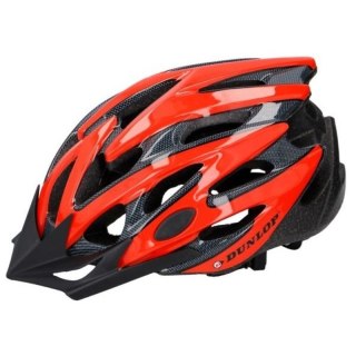 Dunlop - Kask rowerowy MTB r. S (Czerwono-czarny) Dunlop