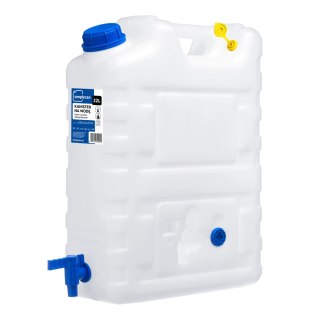 Kanister na wodę pitną z kranikiem i odpowietrznikiem, tworzywo HDPE, 20L Kamai SimplyCan