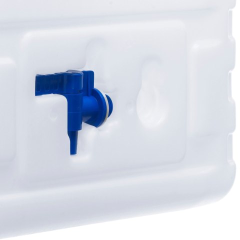 Kanister na wodę pitną z kranikiem i odpowietrznikiem, tworzywo HDPE, 20L Kamai SimplyCan