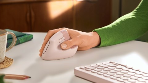 Mysz Logitech Lift Vertical Pink Logitech