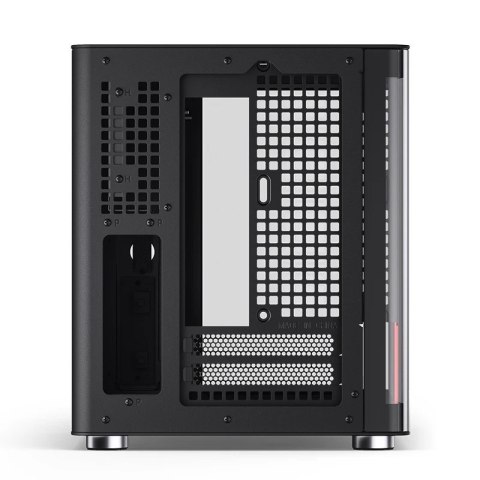 Obudowa PC Jonsbo TK-0, Mini-Tower, Mini-ITX, Tempered Glass, Holz - schwarz Jonsbo