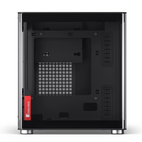 Obudowa PC Jonsbo TK-0, Mini-Tower, Mini-ITX, Tempered Glass, Holz - schwarz Jonsbo