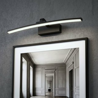 ZD198 Lampka ścienna łuk 40cm biała neutralna czarna ATL