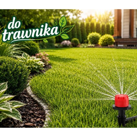 Zestaw System Do Nawadniania Kropelkowego Ogrodu Automatyczny 55M+15M 386el LEAN