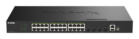 D-Link DGS-1530-28P/E przełącznik sieciowy Zarządzany L2 Gigabit Ethernet (10/100/1000) Obsługa PoE Czarny D-Link