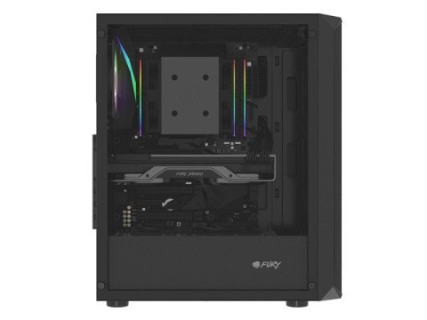 FURY OBUDOWA KOMPUTEROWA FURY SHOBO RGB MIDI TOWER Z OKNEM CZARNA NATEC
