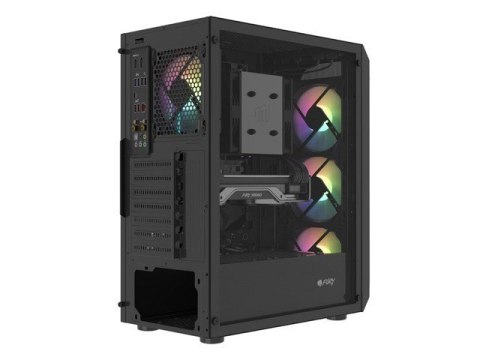 FURY OBUDOWA KOMPUTEROWA FURY SHOBO SH4F RGB MIDI Z OKNEM CZARNA NATEC