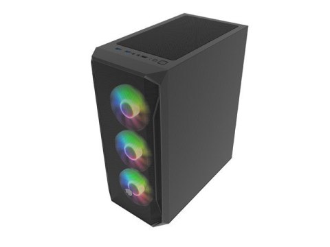FURY OBUDOWA KOMPUTEROWA FURY SHOBO SH4F RGB MIDI Z OKNEM CZARNA NATEC