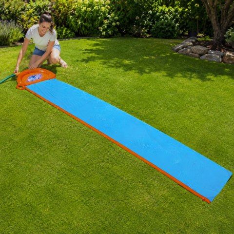 Ślizgawka wodna dziecięca jednoosobowa, natryski SplashBoost, basen końcowy, PVC UltraStick, 488 x 82 cm, 3+ KAMAI STRENDPRO