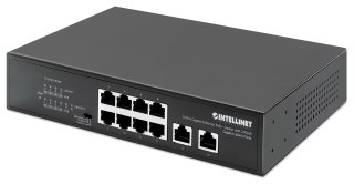 Switch giga 8P poe+ 2P uplink Intellinet