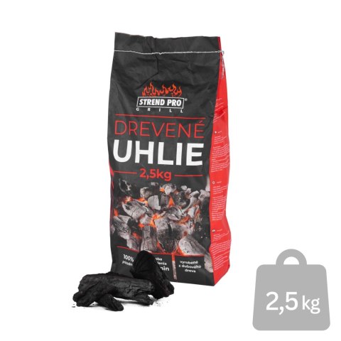 Węgiel drzewny do grillowania naturalny, do grilli na węgiel i brykiet, 2,5 kg KAMAI STRENDPRO